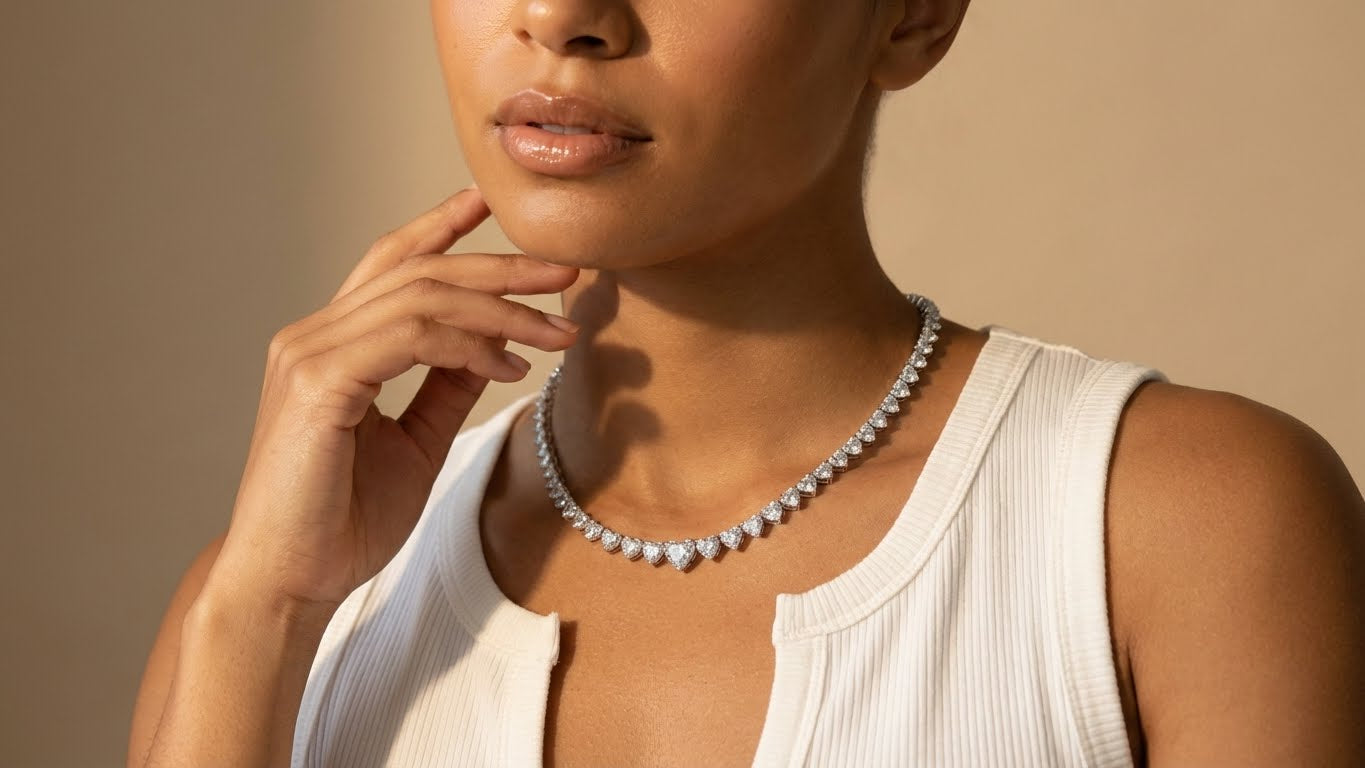 Kiyana Chain of Hearts — Necklace